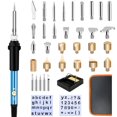 thumbnail image 1 of Wood Burning Kit, Adjustable Temperature Wood Burner Soldering Pen, Professional DIY Wood Burning Tool for Embossing/Carving/Soldering & Pyrography, 1 of 6