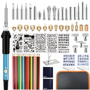 Wood Burning Kit, Professional Wood Burning Tool Set, Adjustable Temperature Wood Burner Soldering Pen, DIY Creative Wood Pyrography Pen Kit for Adults