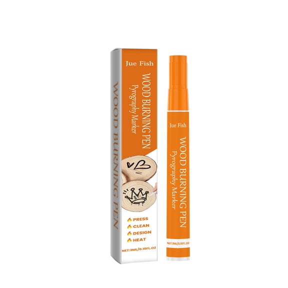 Wood Burning Marker Pen for DIY Art - 3ml, Easy to Use, Perfect for Beginners & Professionals