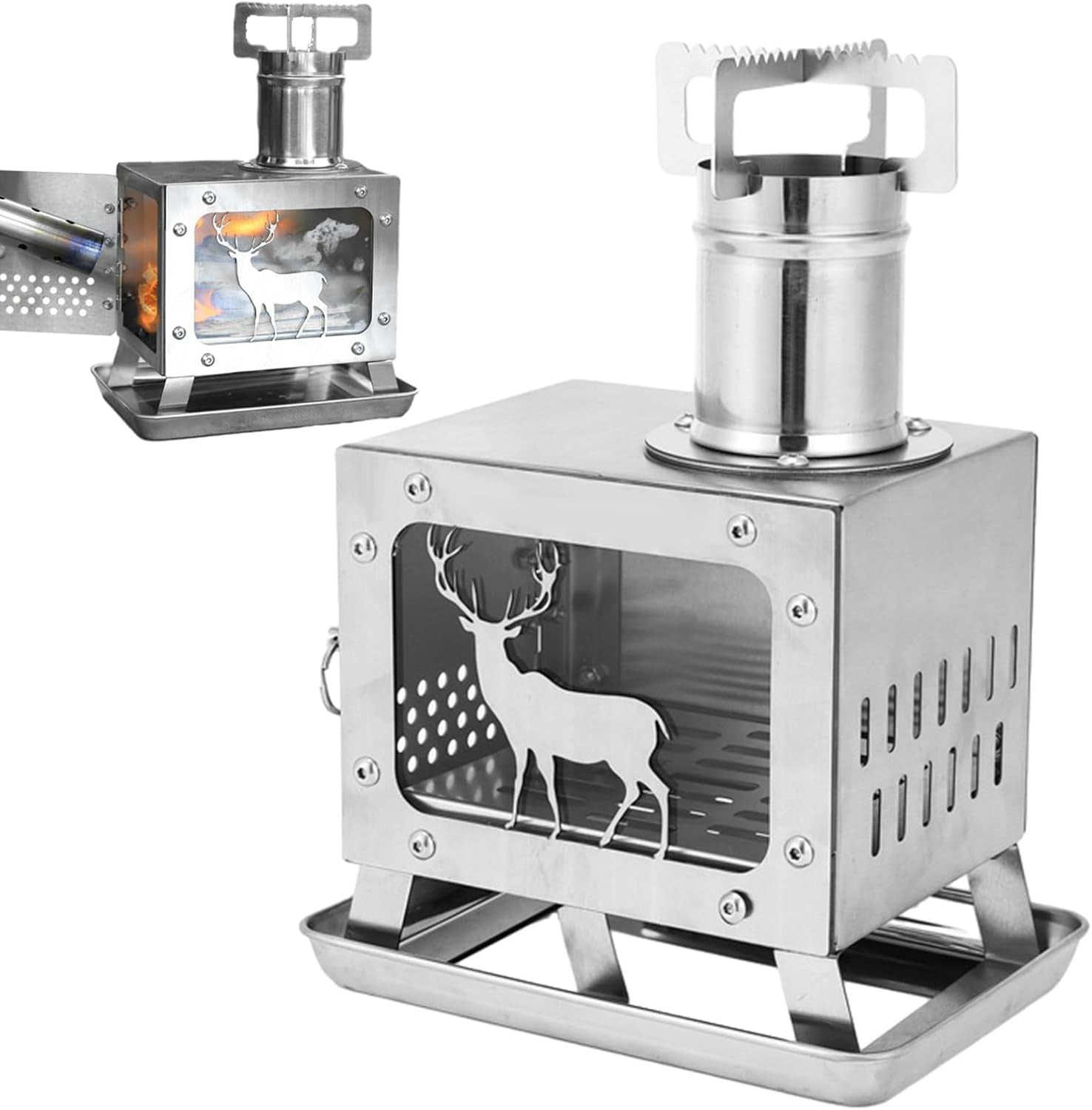 Wood Burning Stove, Tent Fireplace, Tent Wood Burning Stoves With