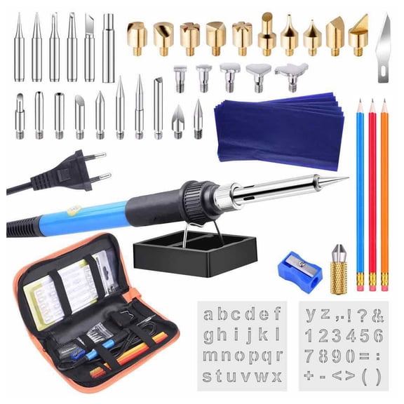 Wood Burning Tool with Adjustable Temperature , Professional Wood Burning Pen for Embossing Carving DIY Adults Crafts Beginners Sarapandan