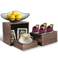 thumbnail image 1 of 3Pcs Unique Wood Display Riser Vintage Wood Cupcake Stand Stackable Food Display Riser for Home Party Celebration Cafe Bakery, 1 of 11