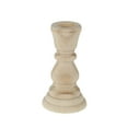 thumbnail image 1 of Wood Candlestick Holders Set Classic Craft Wedding Home Unpainted Natural Candles Stick Holder, 1 of 8
