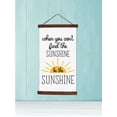 thumbnail image 1 of Wood, Canvas Sign, Be the Sunshine Wall Decor Quote Sign, Lightweight Ready to Hang Wall Hanging, 15x26-Inch, 1 of 4