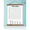 thumbnail image 1 of Wood, Canvas Sign, Laundry Room Decor Word Search Puzzle Art Print, Lightweight Ready to Hang Wall Hanging, 23x30-Inch, 1 of 4