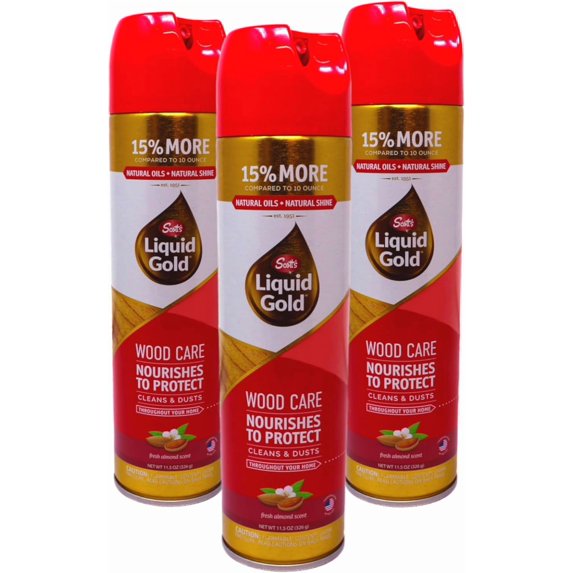Wood Care Spray Cleaner, 11.5 Ounce - Pack of 3