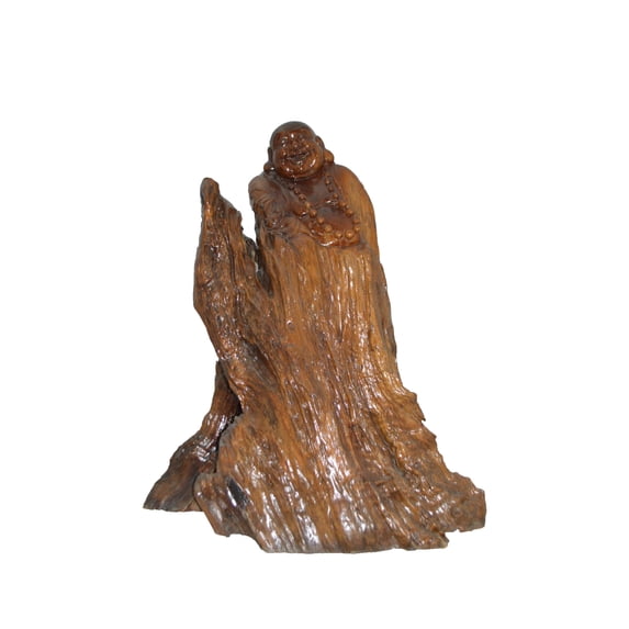 Wood Carved Buddha CC7 - Size: 32"L x 17"W x 35"H.