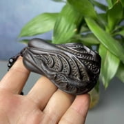 Wood Carved Cabbage Pendant Agarwood Wealth Amulet Handheld Ornament Lucky Charm Decoration for Men and Women