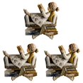 thumbnail image 1 of Wood Carved Style Resin Reading Figurine with Display Stand "Just A Who Loves Books", Book Lover Statue Desktop Tabletop Ornament for Bookshelf Library Office Home Decor Gift, 1 of 5