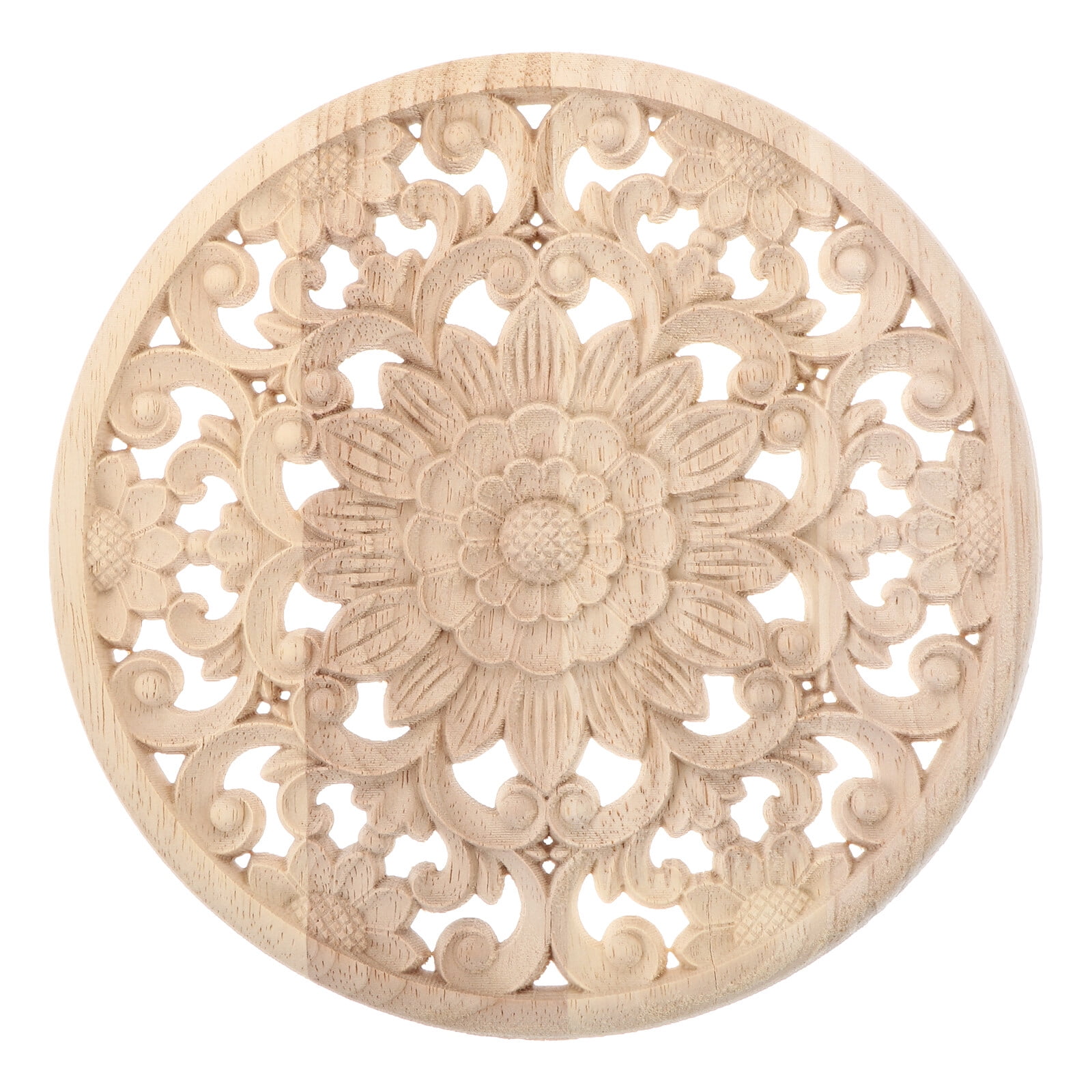 Wood Carving Decals Kitchen Decor Wooden Carved Onlay
