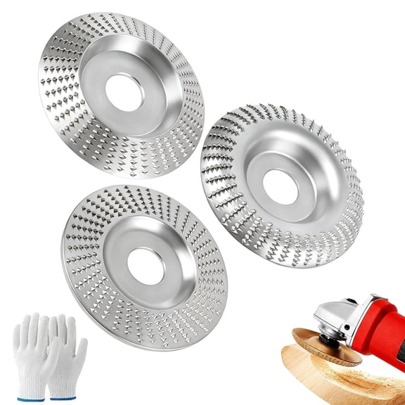 Wood Carving Disc, Angle Grinder Cutting Disc, Tungsten Carbide Wheel, High-Performance Angle Grinder Polishing Pad for Polishing Buffing