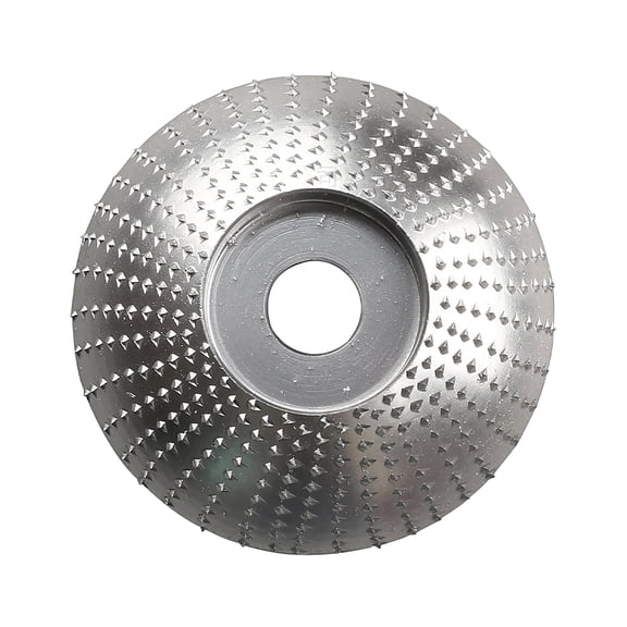 Wood Carving Disc, Angle Grinder Sanding Disc with High Carbon Steel Teeth for Wood Sculpting and Grinding Silver