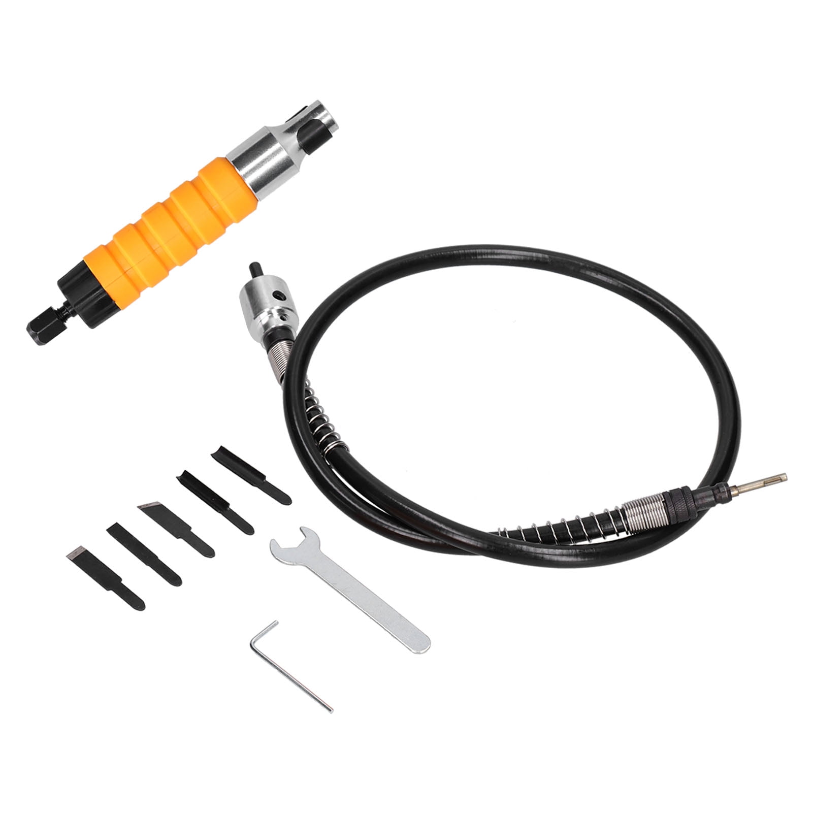 Wood Carving Electric Chisel Tool Set with Flexible Shaft Electric