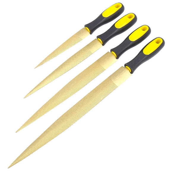 Wood Carving Files Rasp 4''/6''/8''/10'' Wood File for Woodworking DIY Craft Gadget Carpenter Multi Tools - 4PCS
