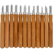 Wood Carving Tool Set - 12 PCS Hand Carving Chisels Tool Set Whittling Knife Art Craft Caving Tool Kit Hobby Knife Kit for DIY Sculpting