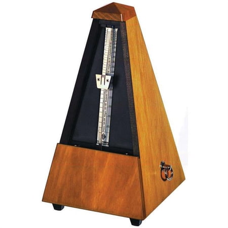 Wood Case Metronome without Bell, Matte Finish & Walnut