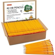 Arteza #2 HB Wood Cased Graphite Pencils, Pack of 180, Bulk, Pre-Sharpened with