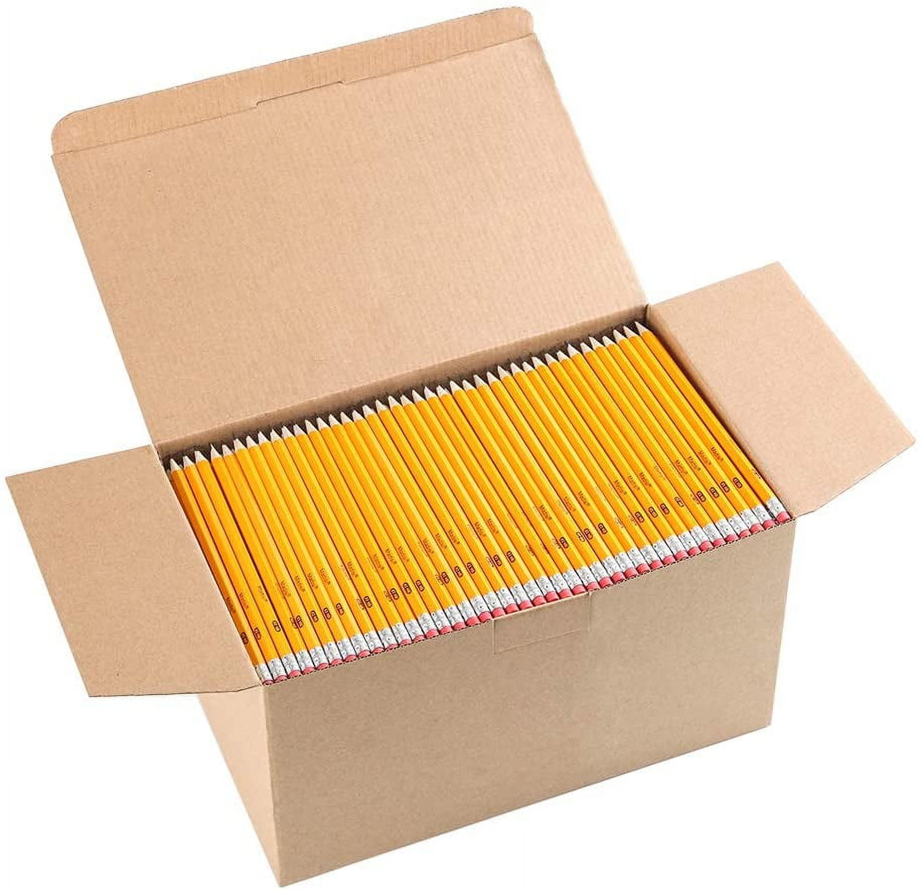 ECOTREE #2 HB Pencils – 216 Count Pre-sharpened Wood-Cased Pencils For School, Office, & Testing