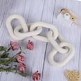 thumbnail image 1 of Wood Chain Link Decor,Rustic 5 Link Wooden Chain Decor Link Ornament,Farmhouse Wooden Links Home Decor Hand Carved Crafts Ornaments for Coffee Table Tray Shelf, 1 of 8