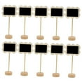thumbnail image 1 of Wood Chalk Board Blackboard Message Memo Notes Sign Board Bar Shop Wedding Table Number Markers 10-set, 1 of 6