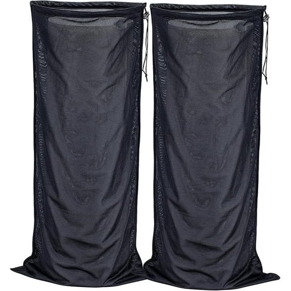 Wood Chipper Shredder Bag - Extra Large 24" x 48" Leaf Mulcher Shredder Collection Bag for Troy Bilt Wood Slicer Splitter Chipper Lawn Machine Universal Parts -2 Packs