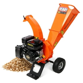 Wood Chipper Shredder Mulcher Heavy Duty 7 HP 212cc Gas Powered 3 Inch Max Capacity