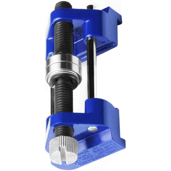 Wood Chisel Sharpening Jig with Fixed-Angle Honing Guide for Chisels and Planer Blades, Blue