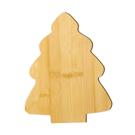 Wood Chopping Board Pizza Board Serving Board Unique Christmas Tree Design for Festive Meat Cheese Fruit Displays