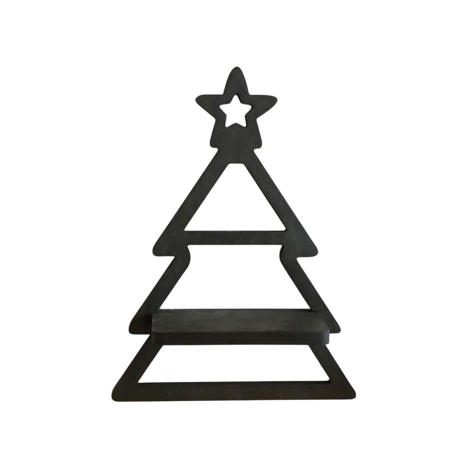 Wood Christmas Tree Storage Rack Wall Hanging Shelf for Home and Office ...