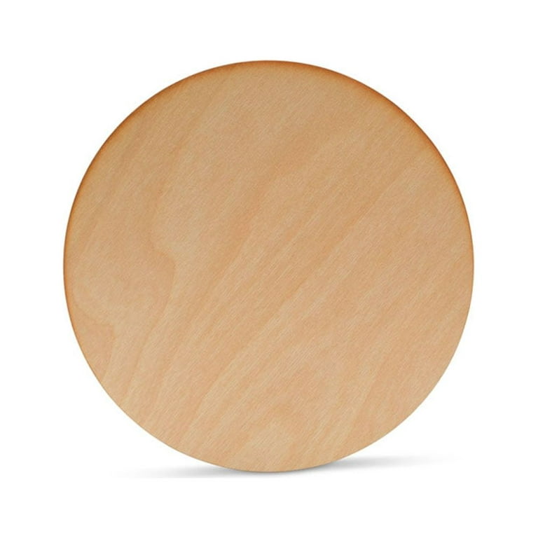 Wood Circle 6 Inch, 1/8 inch Thick, Pack of 10 Unfinished Plywood Circles  Rounds For Crafts with Rustic Burnt Edges, by Woodpeckers