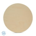 thumbnail image 1 of Wood Circles 17 inch, 1/4 Inch Thick, Birch Plywood Discs, Pack of 10 Unfinished Wood Circles for Crafts, Wood Rounds by Woodpeckers, 1 of 8