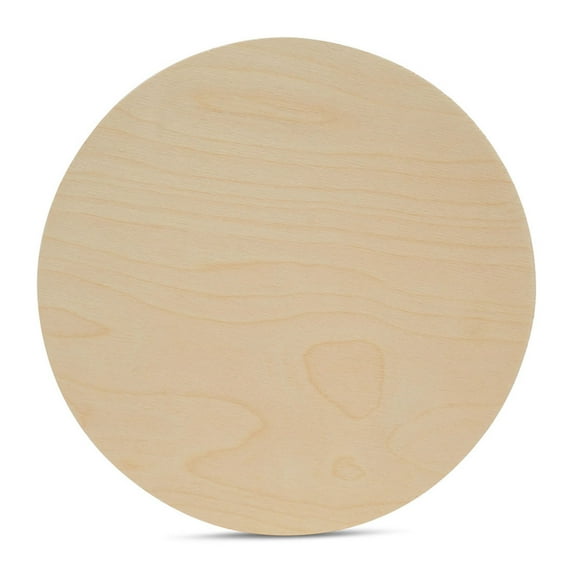Wood Circles 20 inch, 1/4 Inch Thick, Birch Plywood Discs, Pack of 5 Unfinished Wood Circles for Crafts, Wood Rounds by Woodpeckers