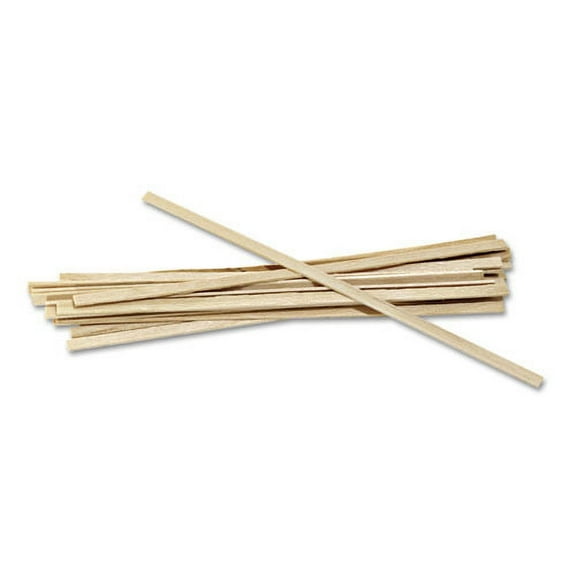 Wood Coffee Stirrers, 5.5", 10,000/carton | Bundle of 2 Cartons