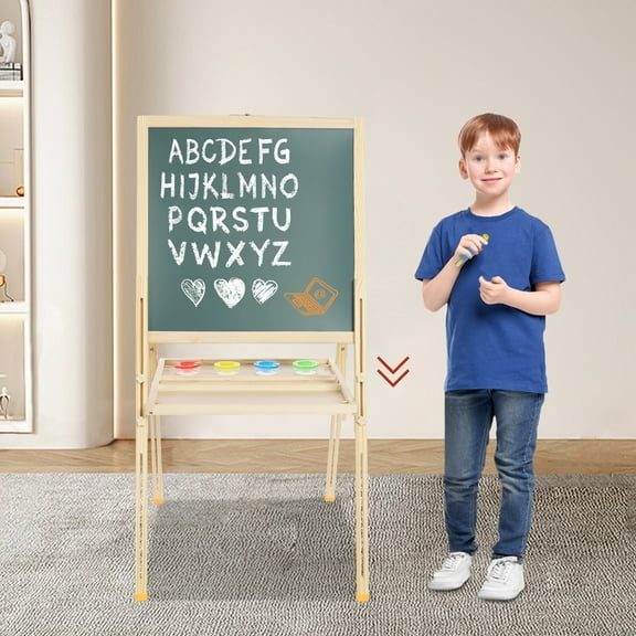 Wood Color Floor Standing Art Easel Easel Adjustable Standing Art Easel 83-135cm