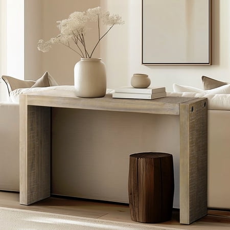 Wood Console Table - Multi-functional Design - Kitchen - Natural Look