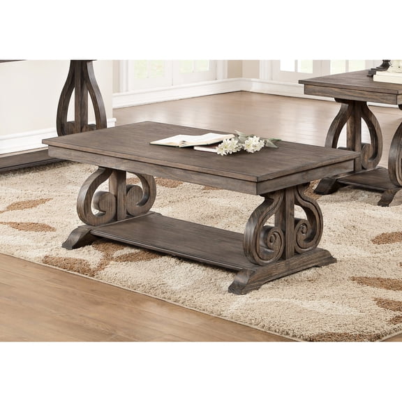 Wood Construction | As a Primary Living Space Coffee Table | Ensures Durability