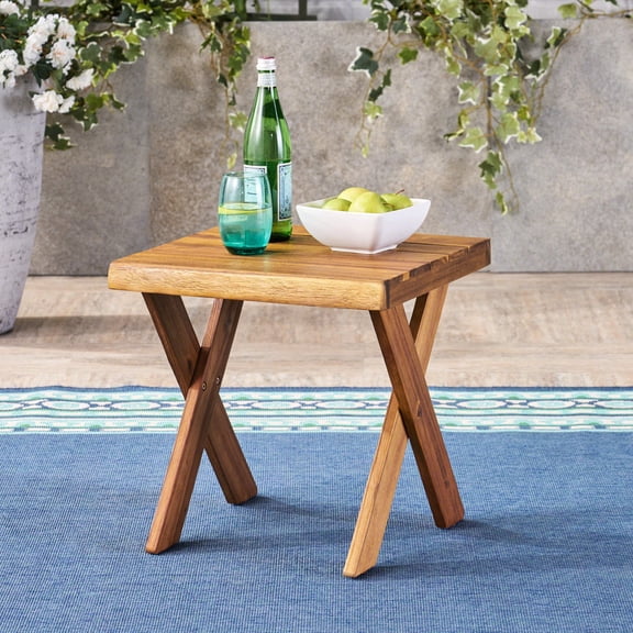 Wood Construction - Sandblast Protection - Outdoor Scenes / Classic Design - Blend Well with Decor / Serve as a Functional Side Table