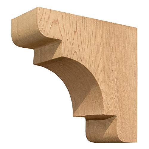 Wood Corbel 31T3S Smooth Finish -Projection 7 1/2" -Height 7 1/2" -Thickness 3 1/2" by Timber Build$$Tools & Hardware Other