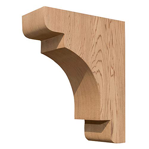 Wood Corbel 31T4S Smooth Finish -Projection 7 1/2" -Height 9 3/4" -Thickness 3 1/2" by Timber Build$$Tools & Hardware Other