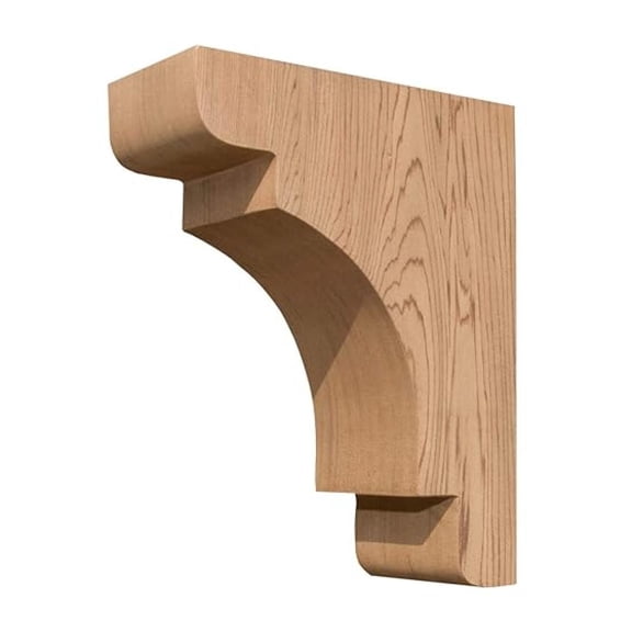 Wood Corbel 31T4S Smooth Finish -Projection 7 1/2" -Height 9 3/4" -Thickness 3 1/2" by Timber Build