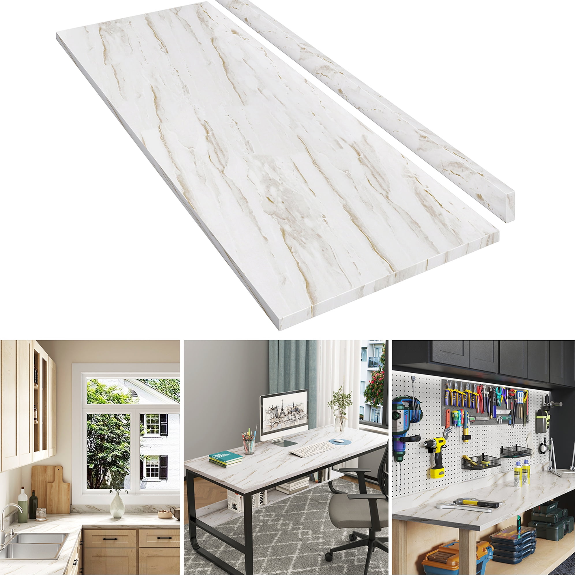 Wood Countertop For Kitchen Cabinet Installation - 72