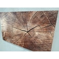 thumbnail image 1 of Wood Crack Art Canvas, Trendy Canvas Art, Contemporary Wall Decor, Tree Ring Printed Canvas, Brown Canvas Art, Abstract Art, Nature Printed, Canvas Wall Decor - 3P-Black Framed, 1 of 9