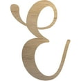thumbnail image 1 of Wood Craft Letter E, Unfinished 6'' Wooden Letter, Wall Hanging Décor, 1 of 3