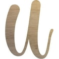 thumbnail image 1 of Wood Craft Letter U, Unfinished 6'' Wooden Letter, Wall Hanging Décor, 1 of 3