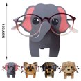 thumbnail image 1 of Wood Creative Eyeglass Holder Cute Pet Glasses Stand Holder, Wooden Animal Spectacle Eyeglass , Cute Animal Handmade Sunglasses Display Rack for Home, Office, Desk, Nightstand, 1 of 6