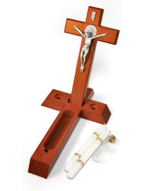 Wood Crucifix Saint Benedict Collection