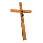 Wood Crucifix Wall Cross Jesus Christian Wall Hanging Ornaments Home Church Decoration Catholic Prayer Religious Gift