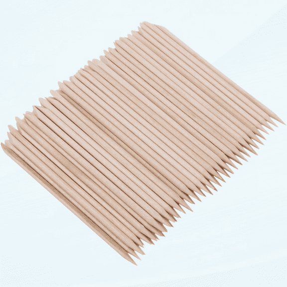 Wood Cuticle Pusher Bulk 100Pcs Manicure Sticks Nail Wood Sticks Cuticle Sticks Orange Sticks for Nails Orange Sticks for Cuticles