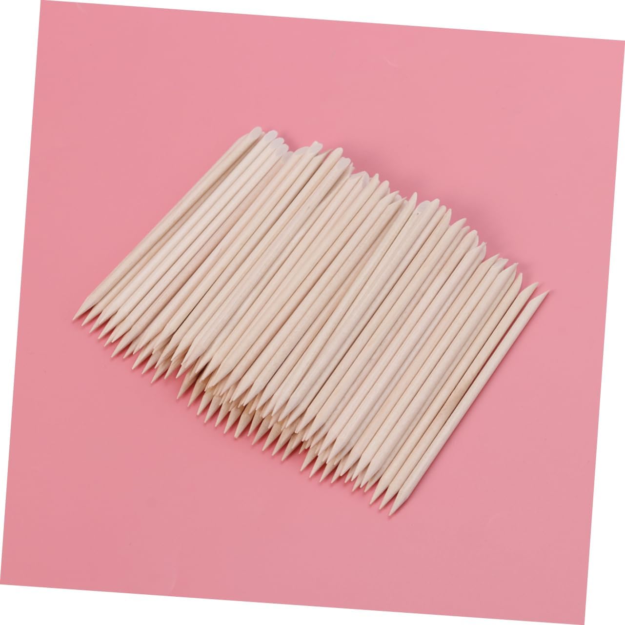 Wood Cuticle Pusher Bulk 100pcs Cuticle Sticks for Nails Wooden Nail