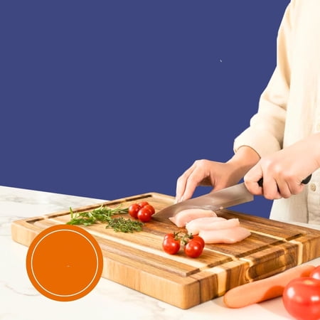 Wood Cutting Board - Conditioned Beeswax Flaxseed & Lemon Oil - - 16" x 11" Thick Cutting Board